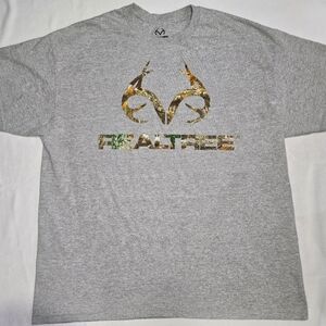 Mens Realtree Gray T-Shirt XL